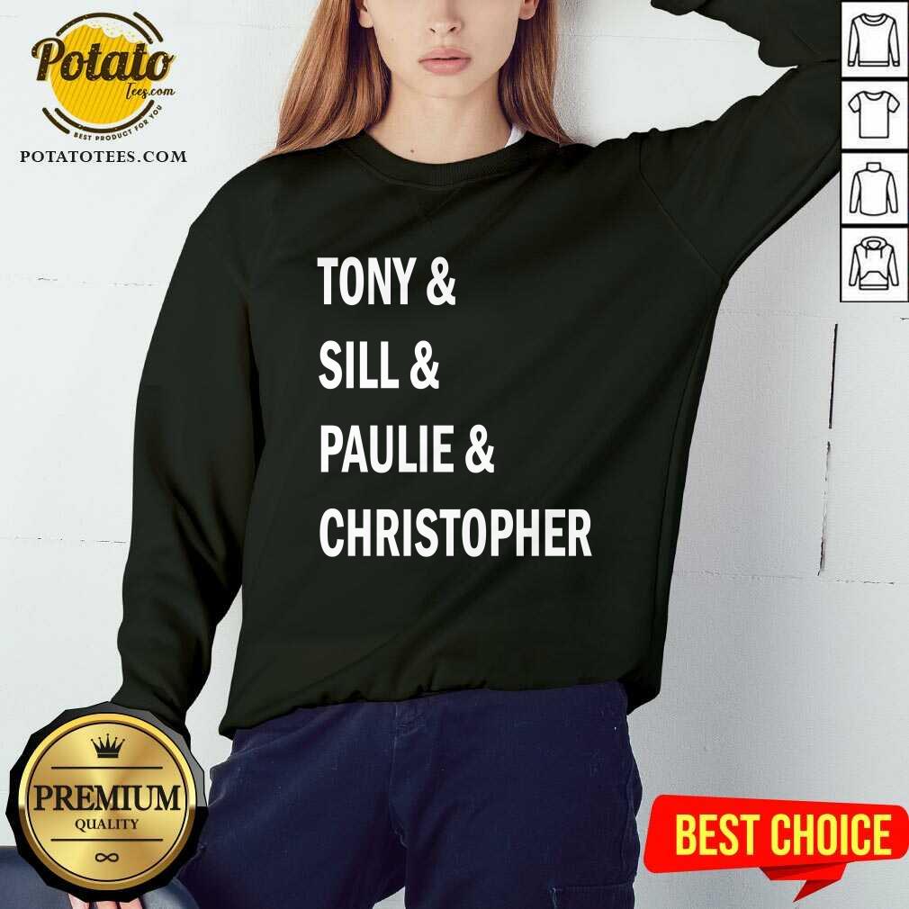 Tony And Sil And Paulie And Christopher Shirt