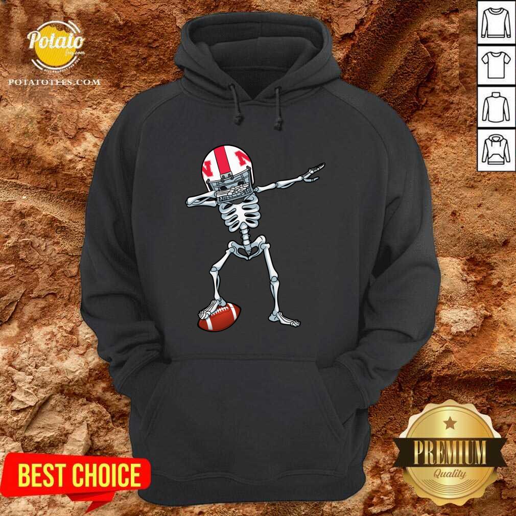 Skeleton Dabbing Nebraska Cornhuskers Shirt