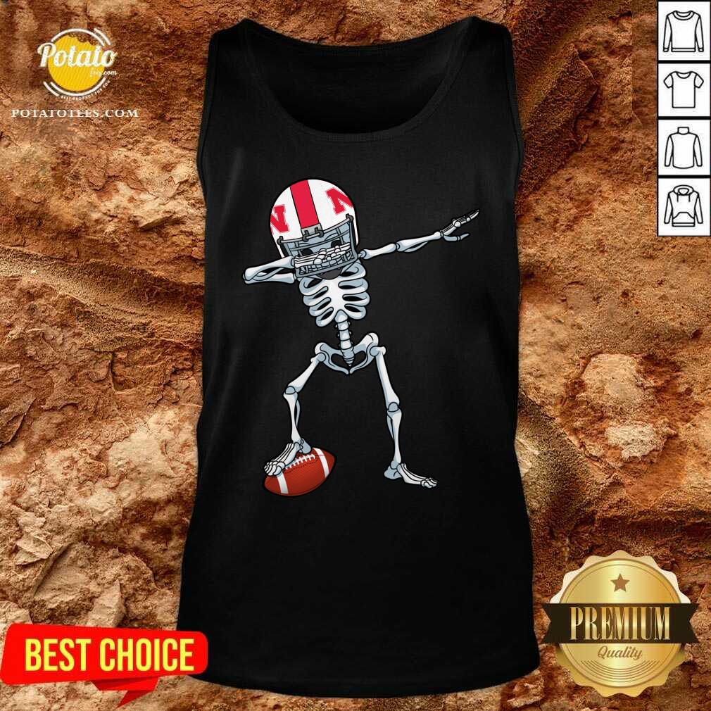 Skeleton Dabbing Nebraska Cornhuskers Shirt