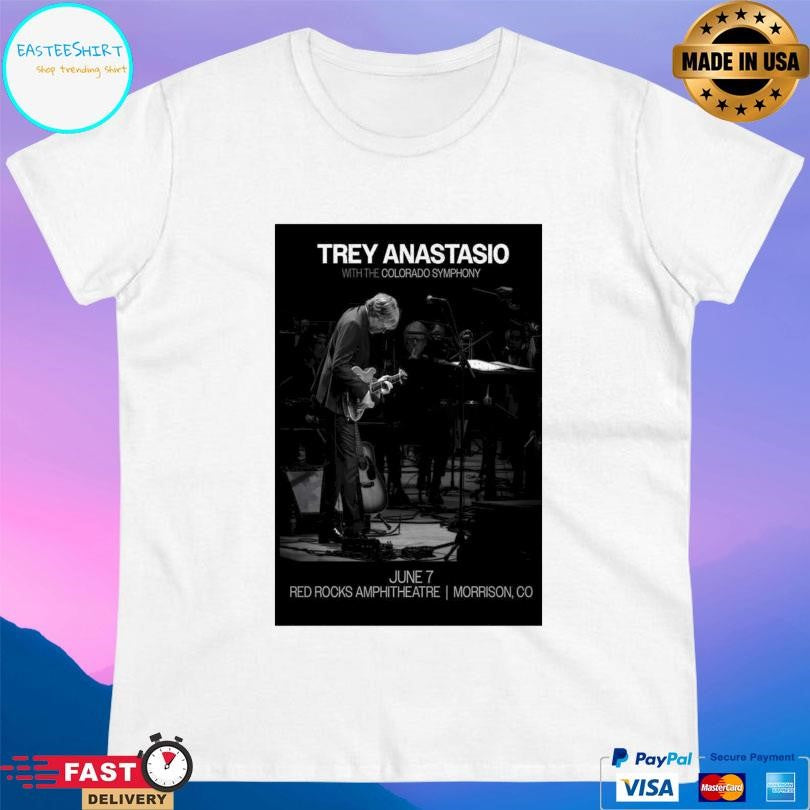 Trey Anastasio June 7 2026 Red Rocks Shirt