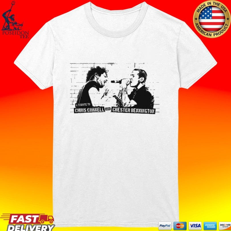 Tribute Chris Cornell Chester Bennington T-shirt