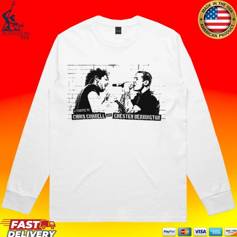 Tribute Chris Cornell Chester Bennington T-shirt