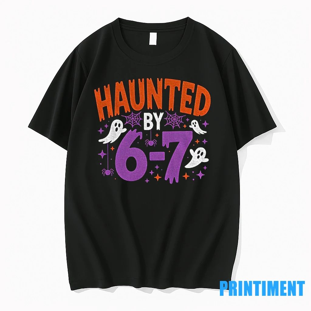 Haunted By 6 7 Halloween Spooky Ghost Tshirts Sweater