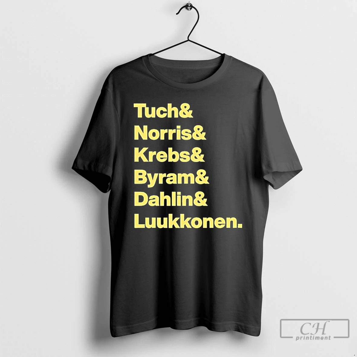 Classic Tuch Norris Krebs Byram Dahlin Luukkonen T Shirts