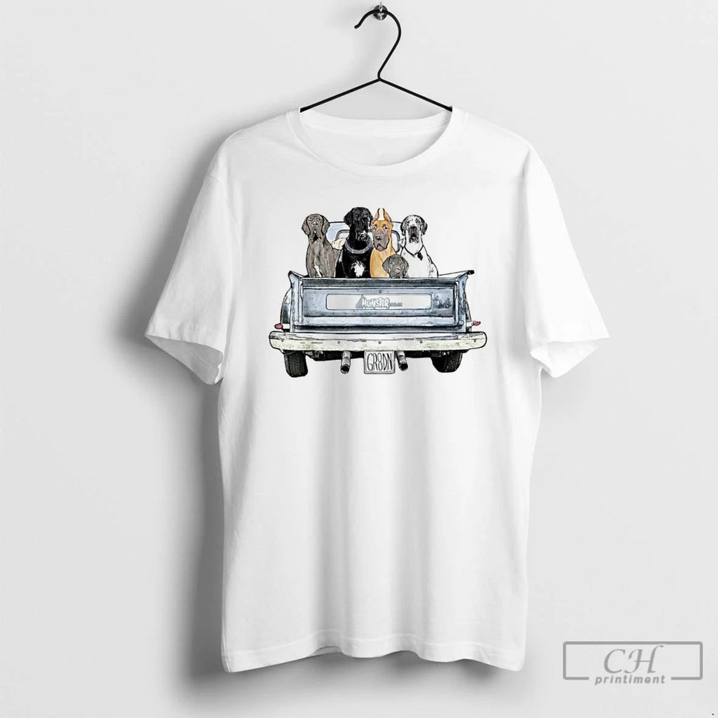 Premium Dogs Car Monster Mutts Gr8nd T Shirts
