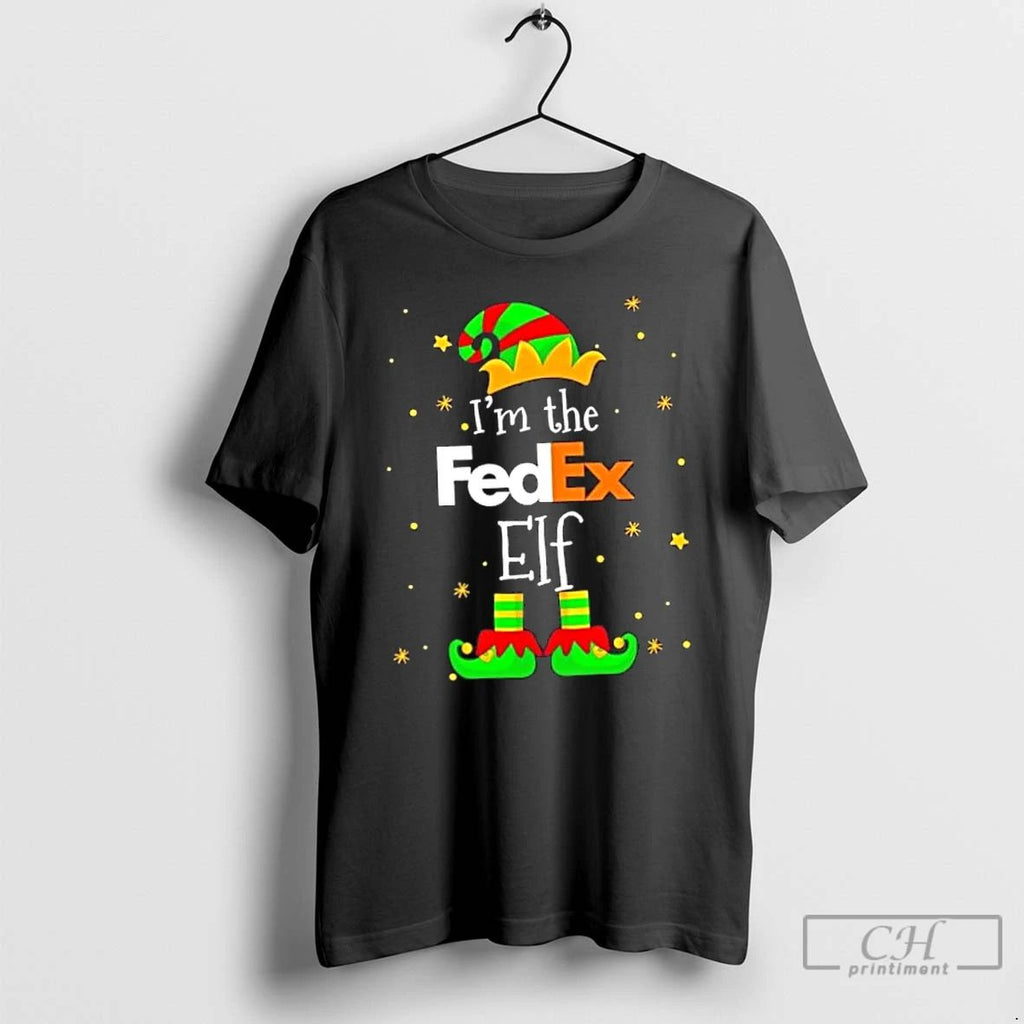 Classic Im The Fedex Elf Christmas T Shirts