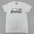 Custom Graphic Short Sleeve Shirt White Adult Size Small