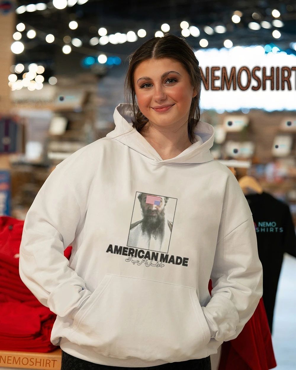 Osama bin Laden American Made Bootleg Political Satire shirt
