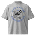Unisex organic oversized high neck t-shirt