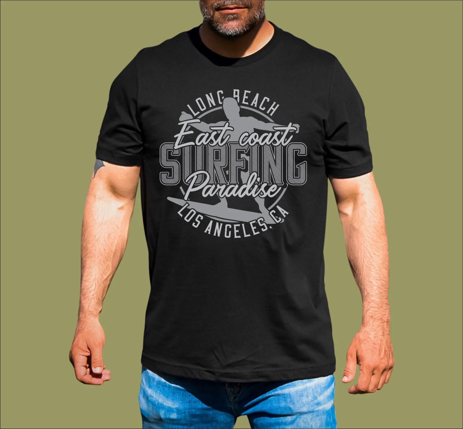 SURFING EAST COAST T-SHIRT