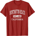 Huntington Beach EST. 1909 California CA Vintage Gift Unisex T-Shirt