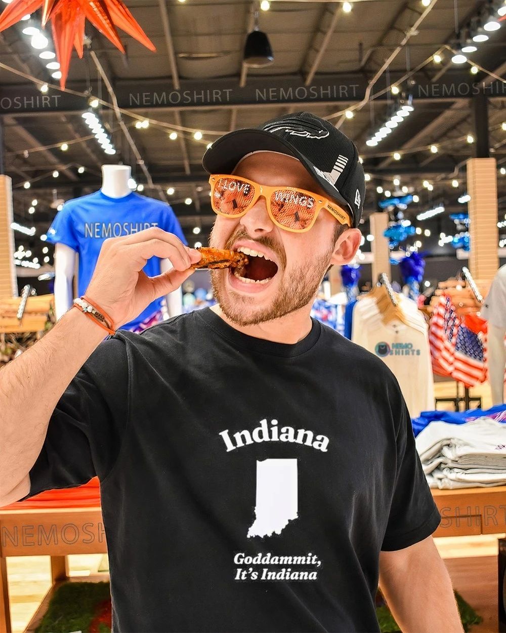 Indiana Goddammit It’s Indiana State Map shirt
