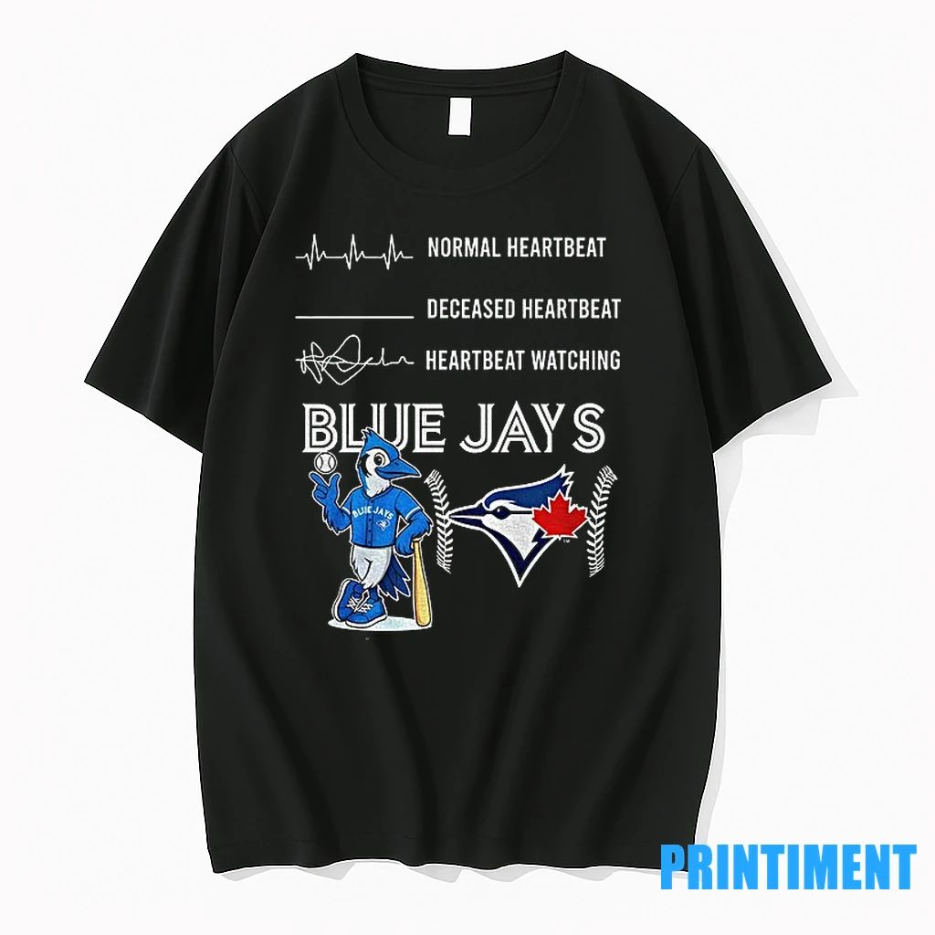 Normal Heartbeat Deceased Heartbeat Heartbeat Watching Blue Jays Sports Tshirts Sweater
