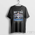 Classic Los Angeles Dodgers 2025 World Series Back To Back Champions Signatures Long Sleve