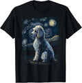 Poodle Dog Starry Night Dogs Lover Gifts Graphic T-Shirt
