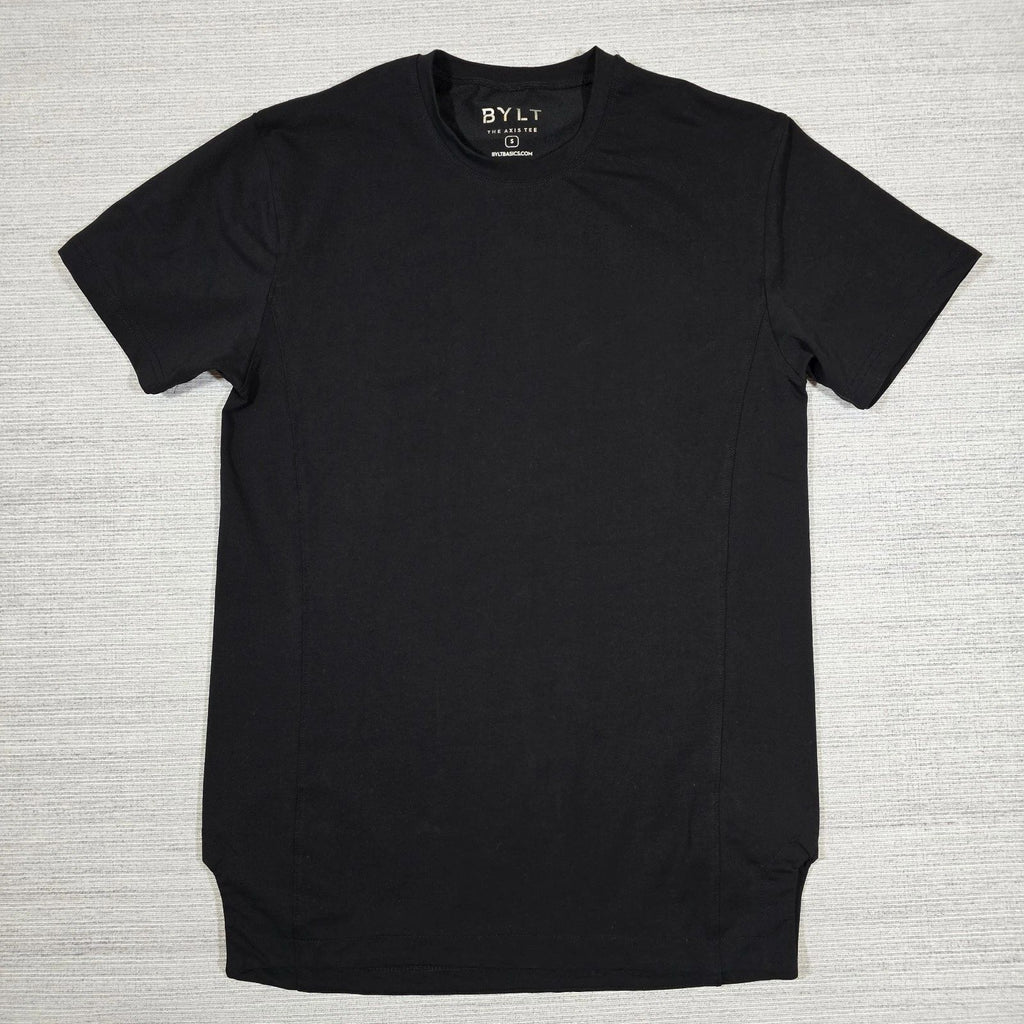 Bylt Premium Basics The Axis Tee Mens S Black Short Sleeve Shirt Minimalist