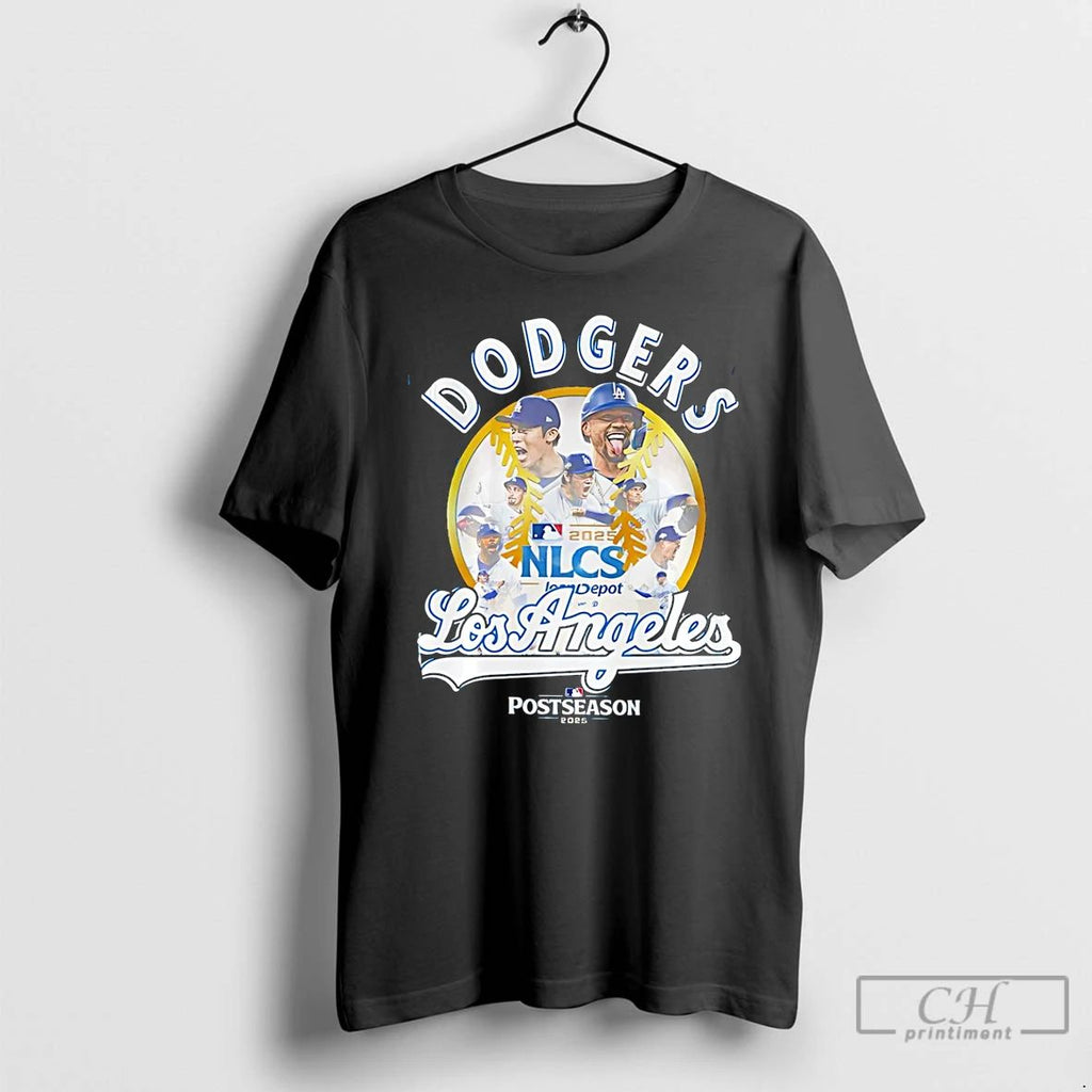 Classic La Dodgers 2025 Nlcs Champions Postseason T Shirts