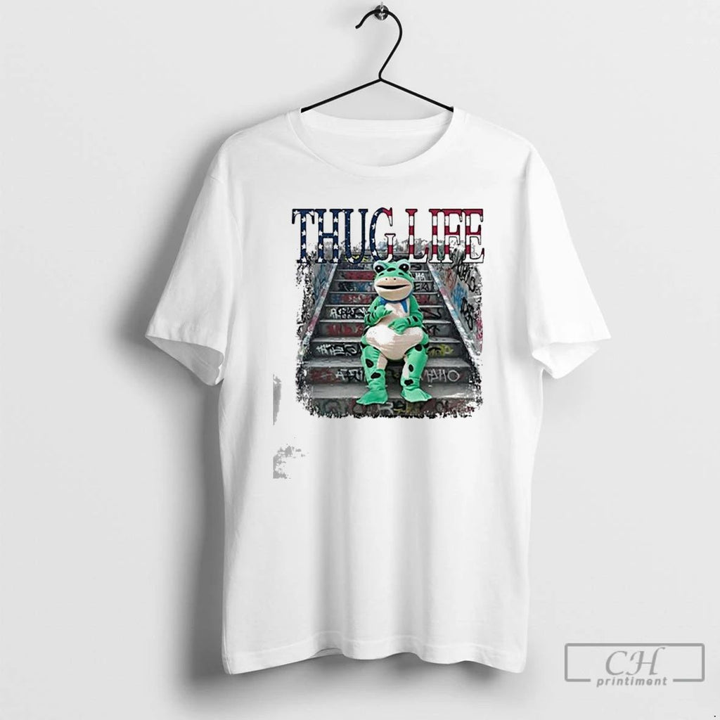 Classic Portland Frog Protest Thug Life Usa T Shirts