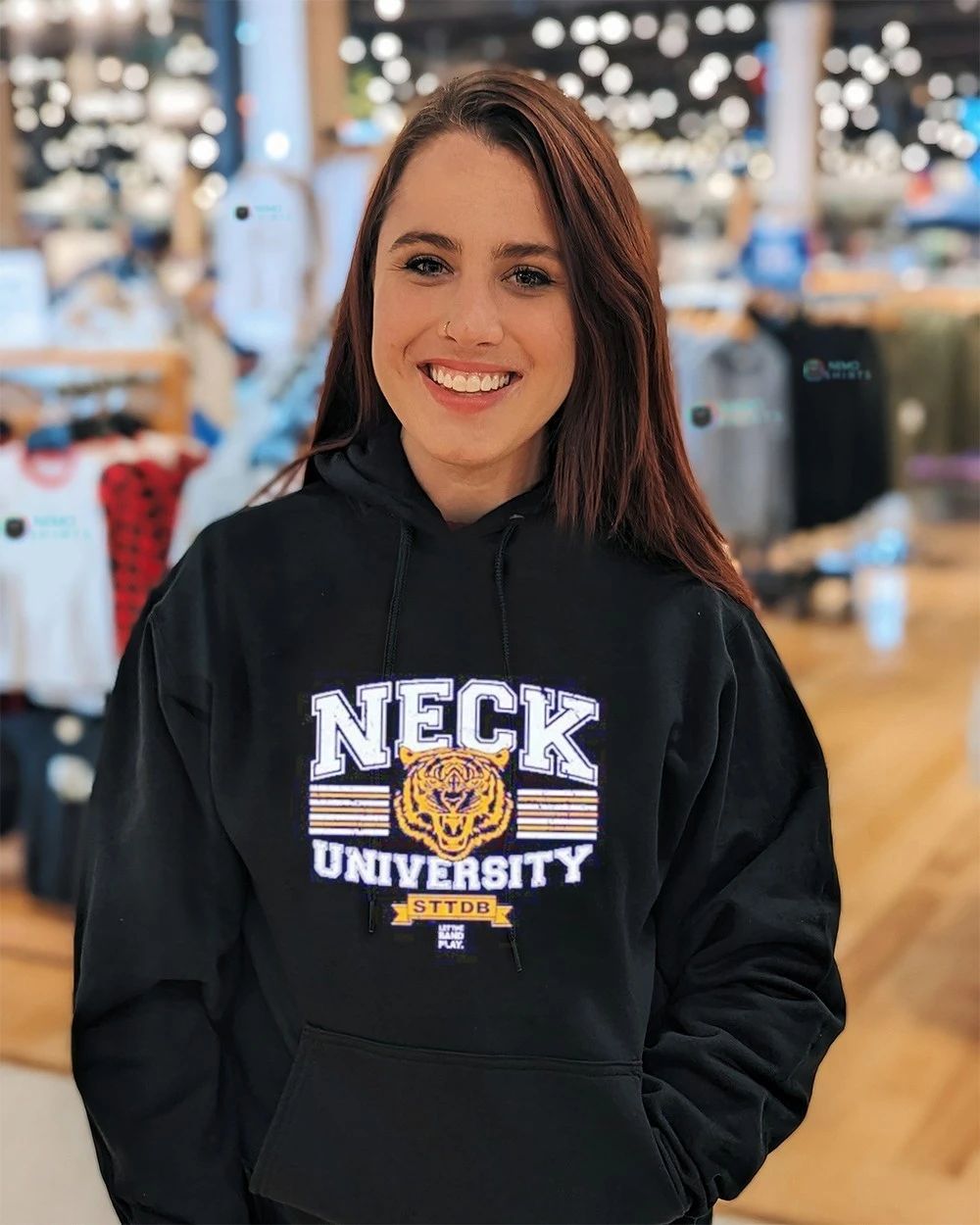 Neck University STTDB Let the Band Play Tiger Mascot shirt