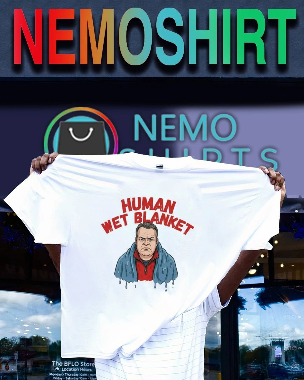 Human Wet Blanket grumpy sarcastic pessimist shirt