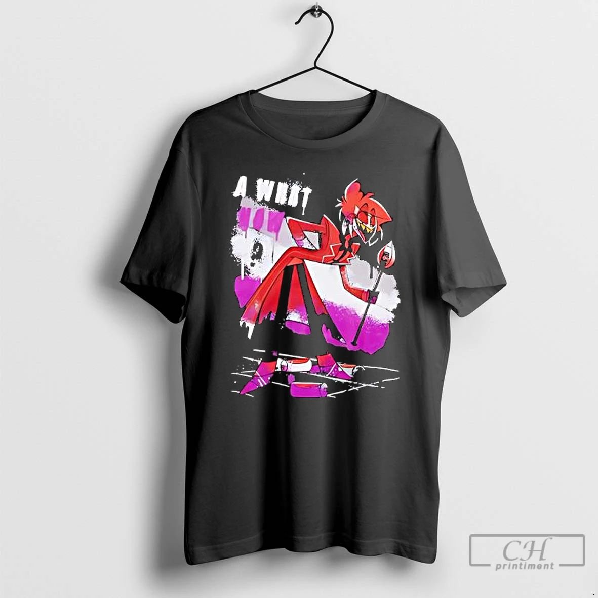 Premium Hazbin Hotel Alastor What Now Mineral Wash T Shirts