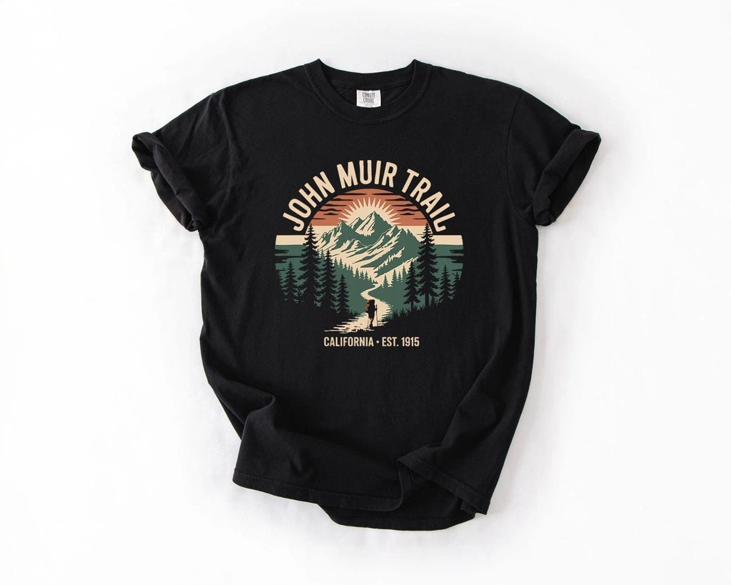 Vintage John Muir Trail Shirt Travel Gift California Trip Lover Tee