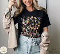 Pressed Flowers Comfort Tee Boho Wildflowers Floral Nature Gift