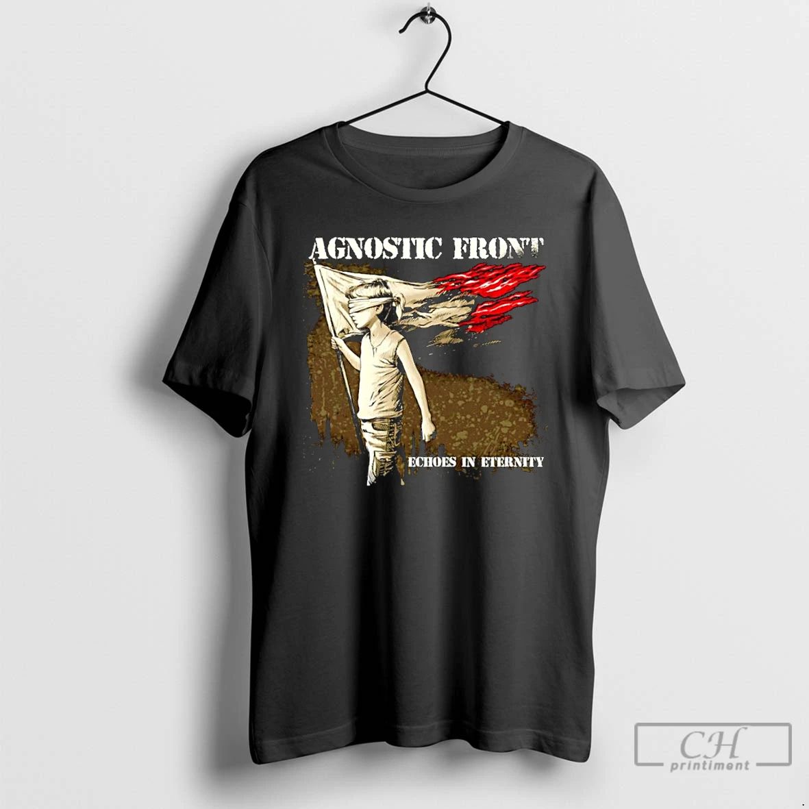 Classic Agnostic Front Echoes In Eternity Way Of War Graphic T Shirts
