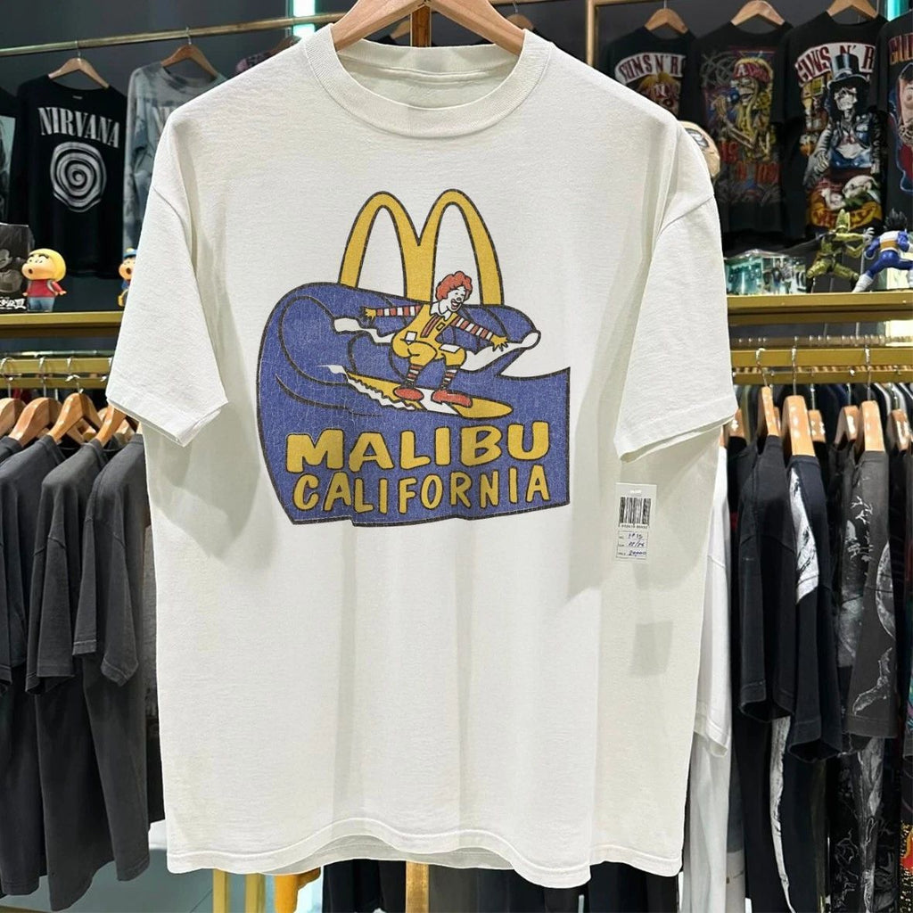Mcdonalds Malibu California Rare T-Shirt White S