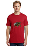 Tortoise-With-Rocket Mens Graphic Tee, 100% Cotton, Casual Summer Wear