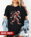 Floral Bigfoot T-Shirt: Boho Sasquatch Tee, Nature Lover Gift