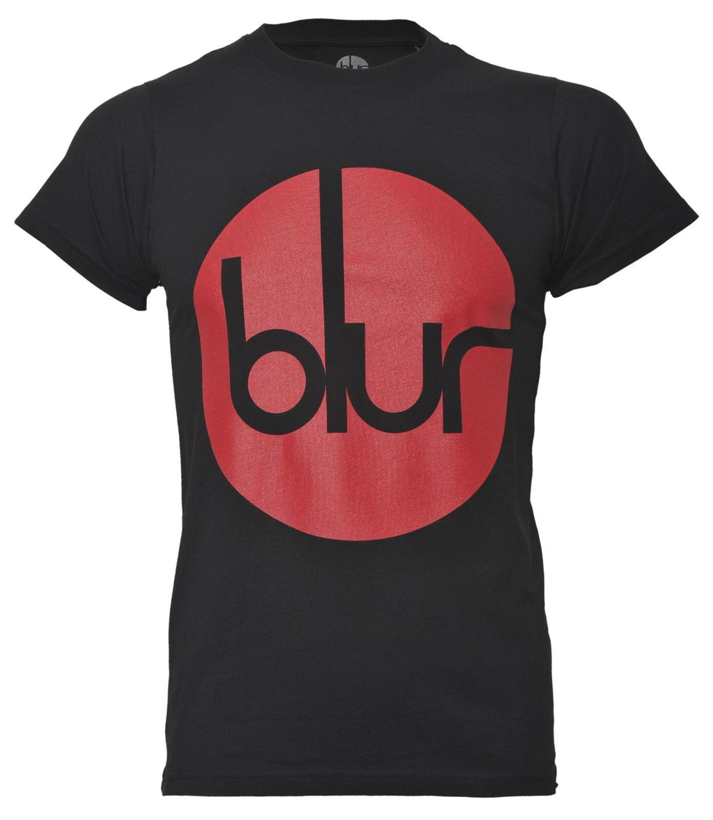 Official Blur T Shirt Circle Logo Black New S M L  XL XXL