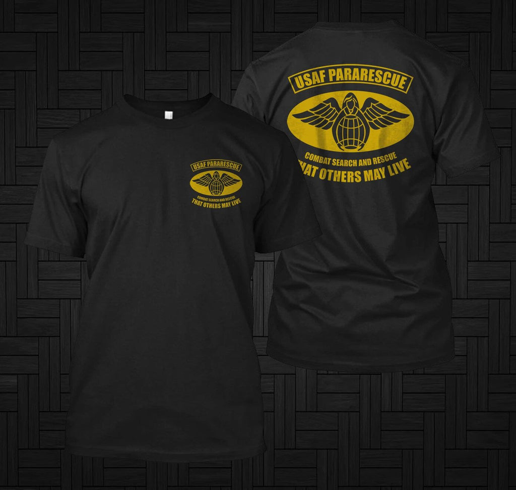 New USAF Pararescue Air Force Special Warfare  -  Custom front and back tee