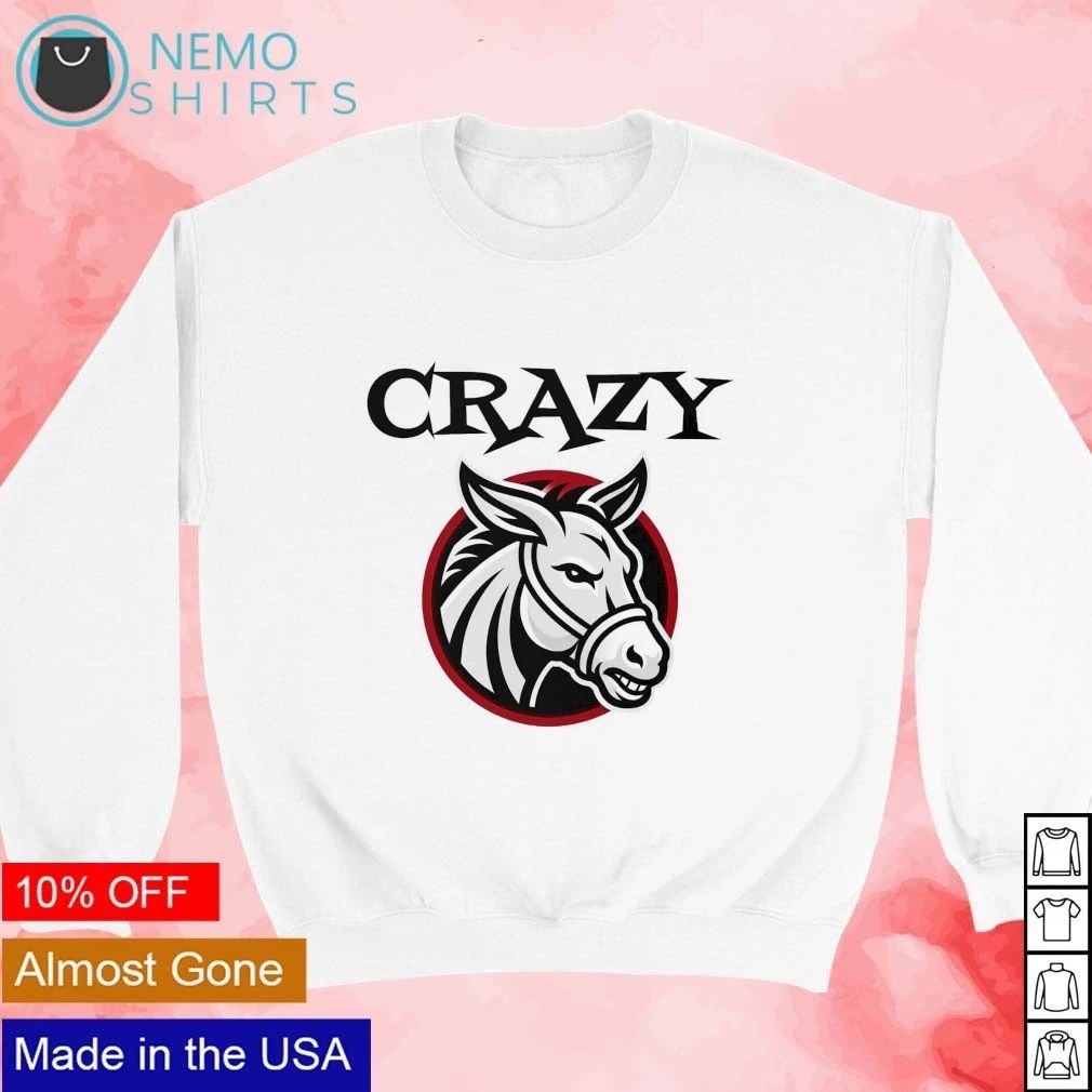 Crazy Donkey Mascot animal shirt