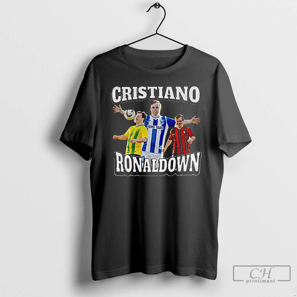 Classic Cristiano Ronaldown Graphic Parody T Shirts