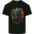 Dragon in Chains Fantasy Mens Cotton T-Shirt Tee Top