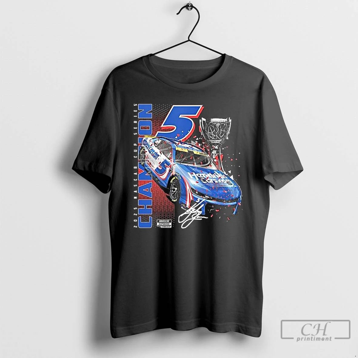 Premium Hendrick Motorsports Team Kyle Larson 2025 Nascar Cup Series Champion Car Long Sleve