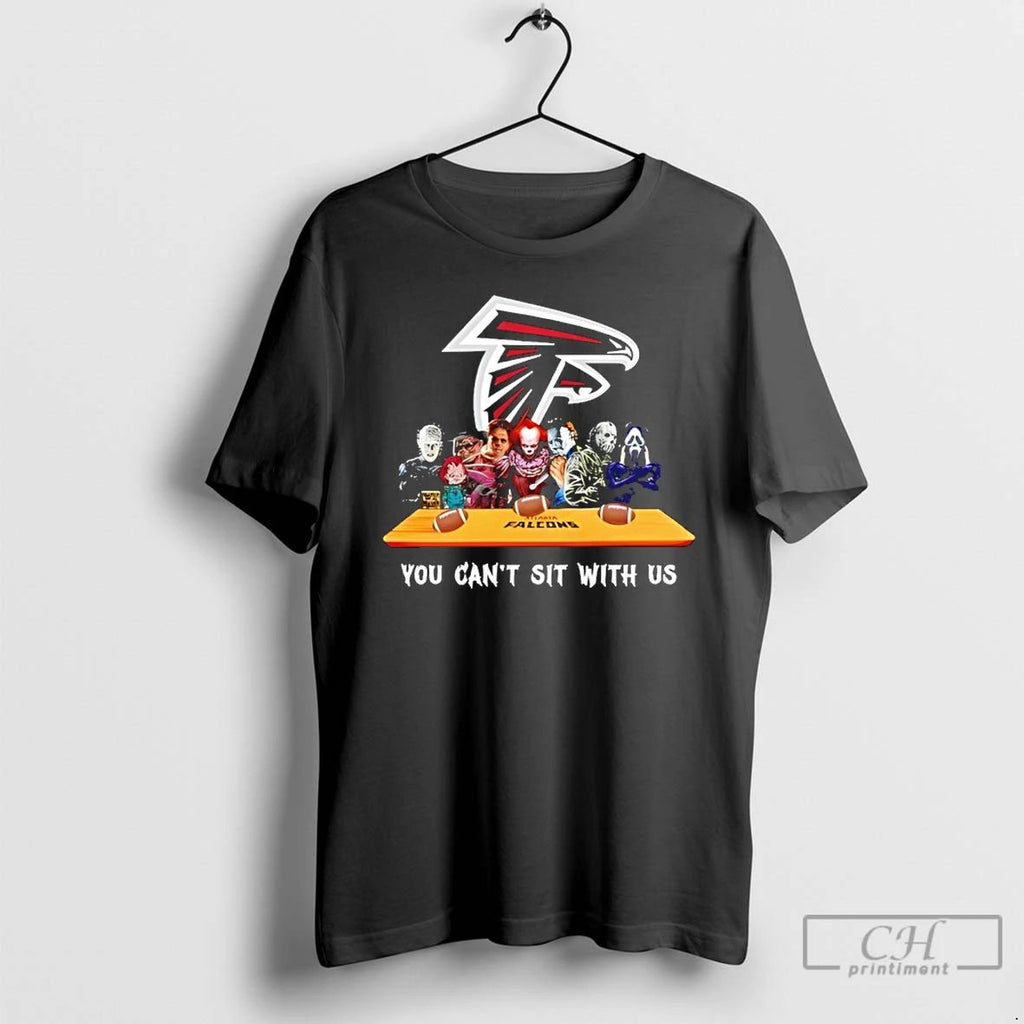 Classic Horror Movie Characters You Cant Sit With Us Atlanta Falcons Halloween T Shirts