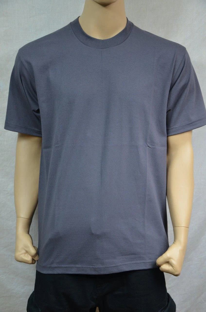 2 NEW PRO5 SUPER HEAVY WEIGHT T-SHIRT GRAPHITE TEE PLAIN BLANK COTTON S-7XL
