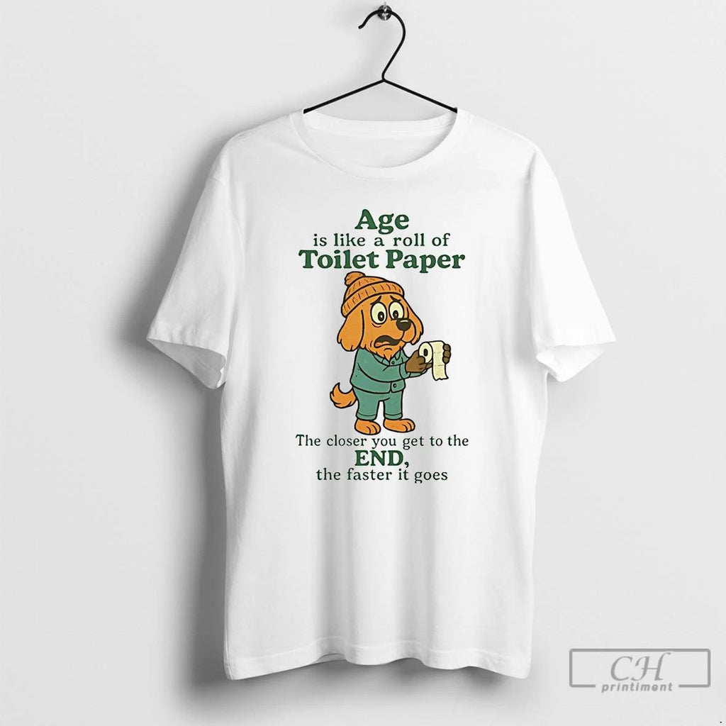 Premium Golden Retriever Age Is Like A Roll Of Toilet Paper T Shirts