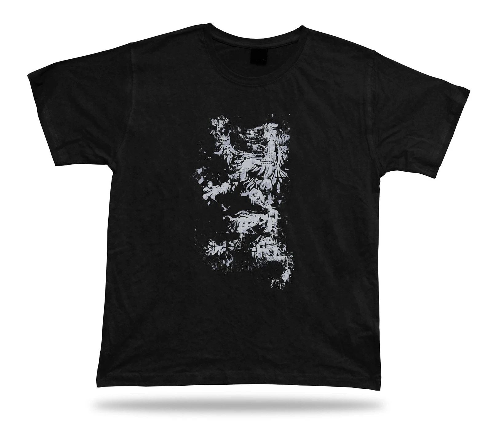 Heraldic Lion Symbol bravery nobility royalty strength stylish t shirt design