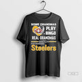 Trendy Officials Some Grandmas Play Bingo Real Grandmas Watch Pittsburgh Steeler Football Diamond Heart