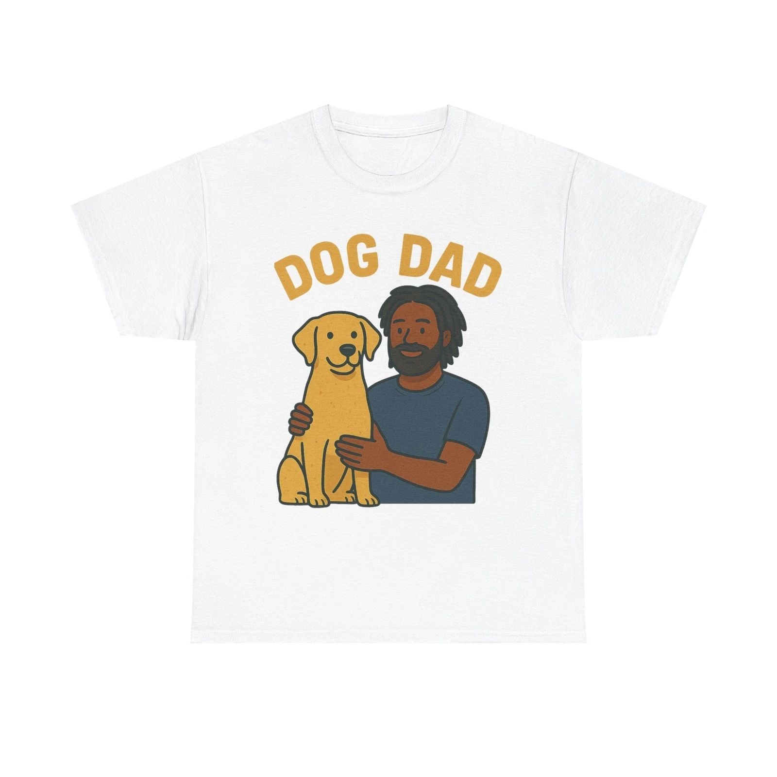 Labrador Love Unisex Tee, Dog Dad T-Shirt, Proud Dog Dad Gift, Labrador