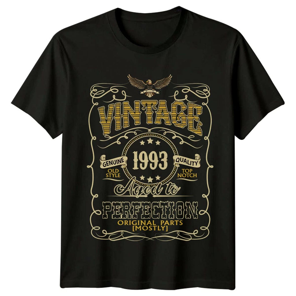 Vintage 1993 Mens T-Shirt 33rd Birthday Gift Original Parts Tee