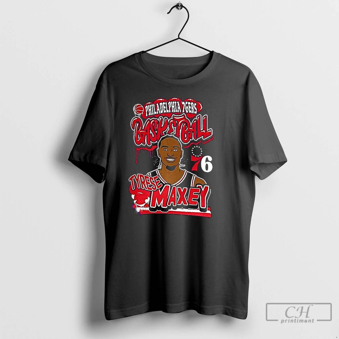 Classic Tyrese Maxey Philadelphia 76ers Basketball Player T Shirts
