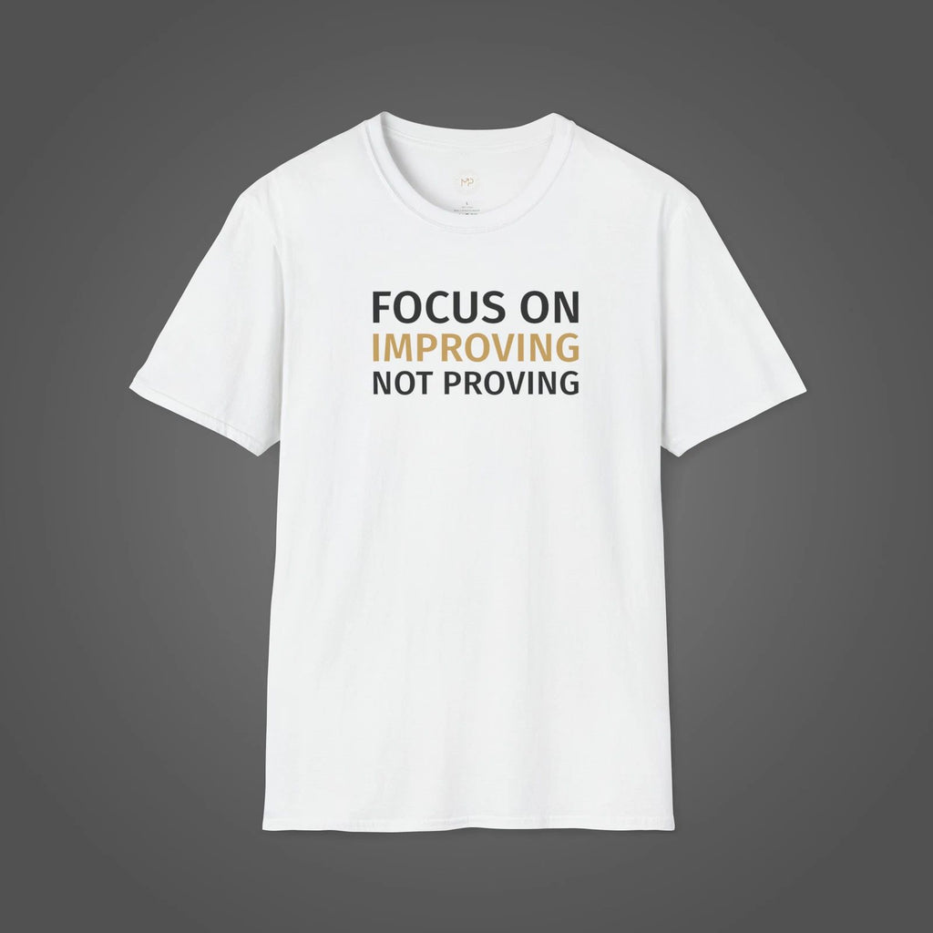 Motivation T-shirt. Focus on
