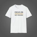 Motivation T-shirt. Focus on