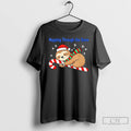 Premium Napping Through The Snow Christmas Sloth Candy Cane T Shirts