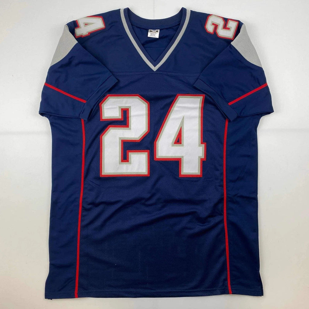 Ty Law New England Blue Reprint Jersey