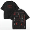 Silent Hill F Horror Game Washed Tshirt unisex graphic game movie Gaming Top gra